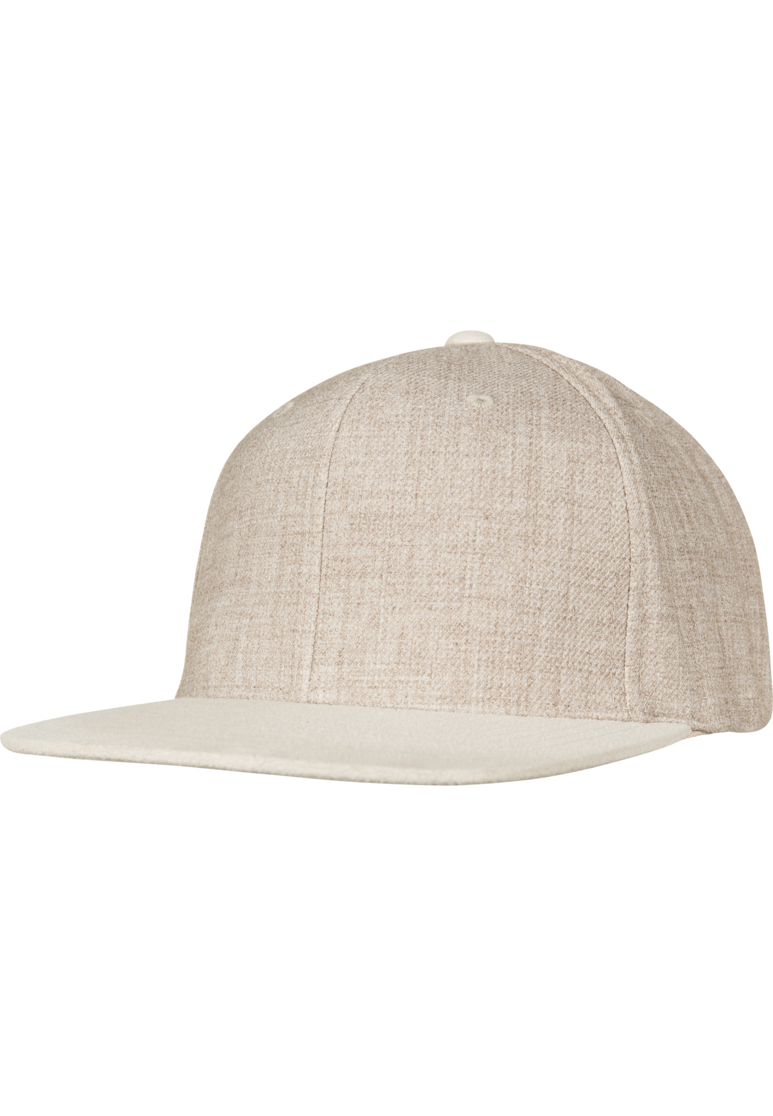 

Кепка Snapback Yupoong бежевая меланжевая с замшевым козырьком, Кепка Snapback Yupoong бежевая меланжевая с замшевым козырьком One Size