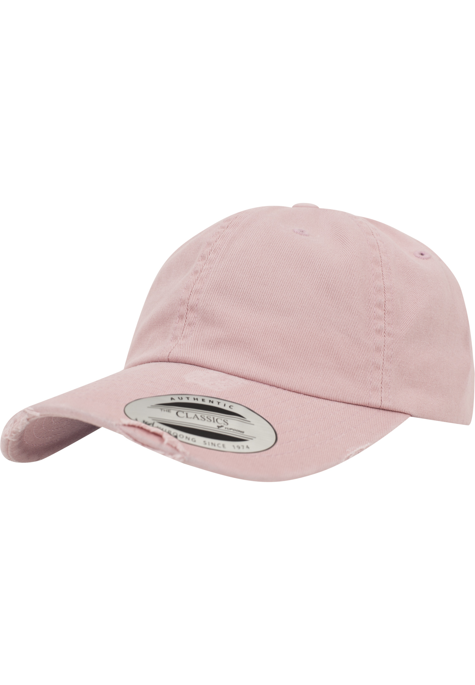 

Рваная бейсболка Dad cap Flexfit Yupoong розовая, Рваная бейсболка Dad cap Flexfit Yupoong розовая One Size