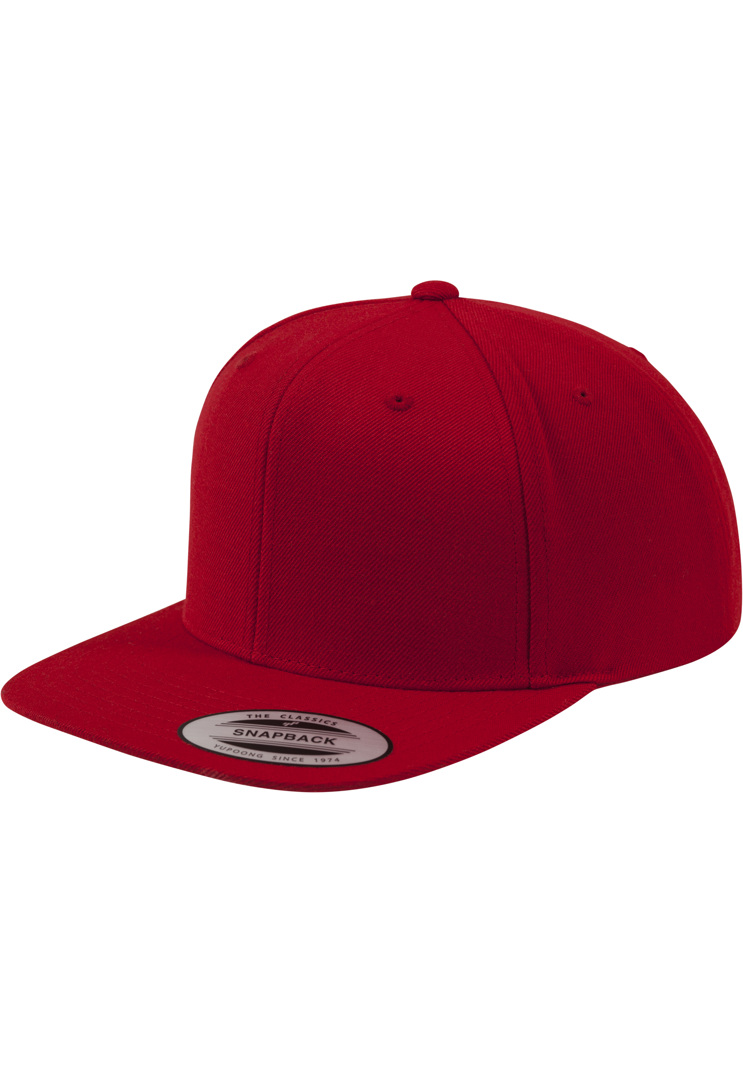 

Кепка Classic Snapback Flexfit однотонная универсальная красная One Size