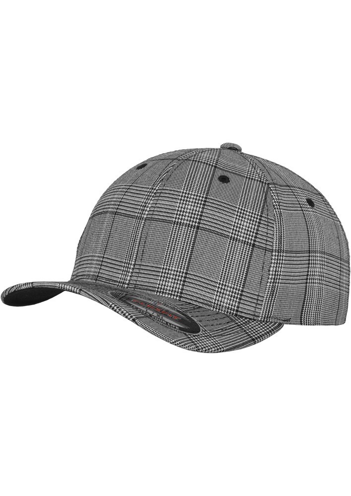 

Кепка Flexfit клетчатая белая S/M(54-57см)