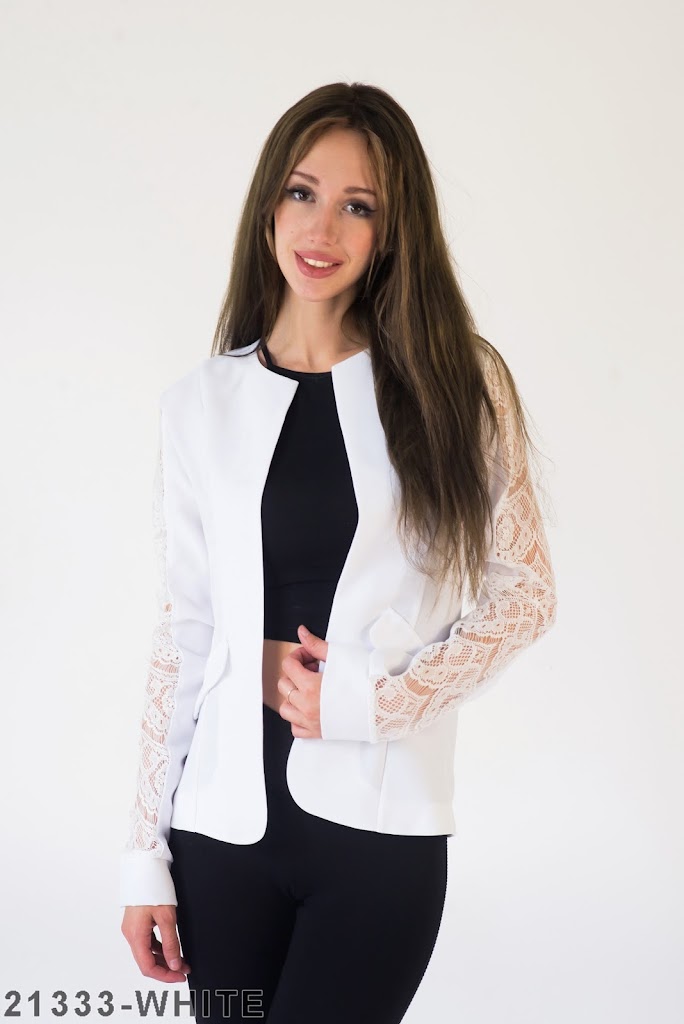 

Женский жакет Подіум Darline 21333-WHITE  Белый, Женский жакет Подіум Darline 21333-WHITE XS Белый