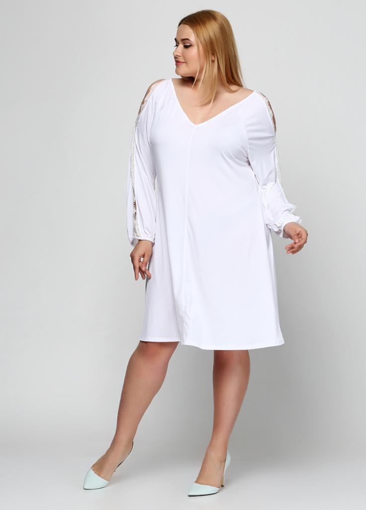 

Женское платье Pink Clove 25003  Белый, Женское платье Pink Clove 25003 5XL Белый