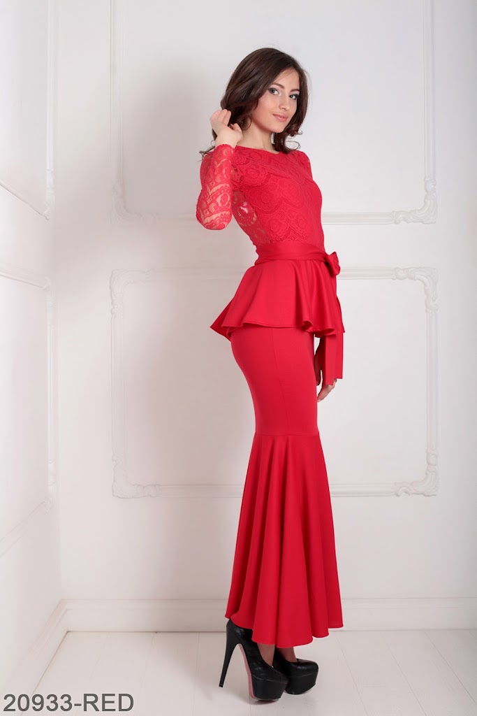 

Женское платье Подіум Adelis 20933-RED  Красный, Женское платье Подіум Adelis 20933-RED XL Красный