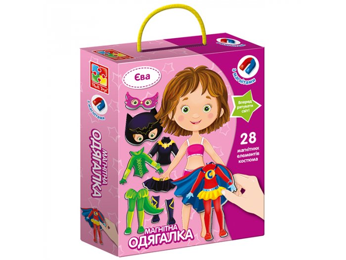 

Настольная игра Магнитная одевашка Ева, Vladi Toys