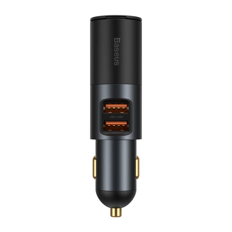 

Автомобильное зарядное устройство в прикуриватель (автозарядка) BASEUS CCBT-D0G |2USB 3A 100W| Черный