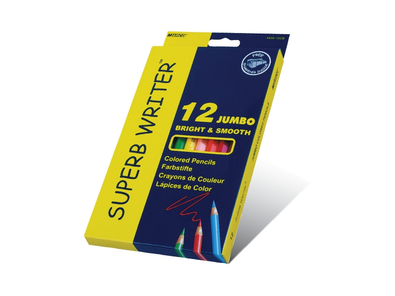 

Карандаши цветные Marco Superb writer 4400-12СВ 12цв. JUMBO