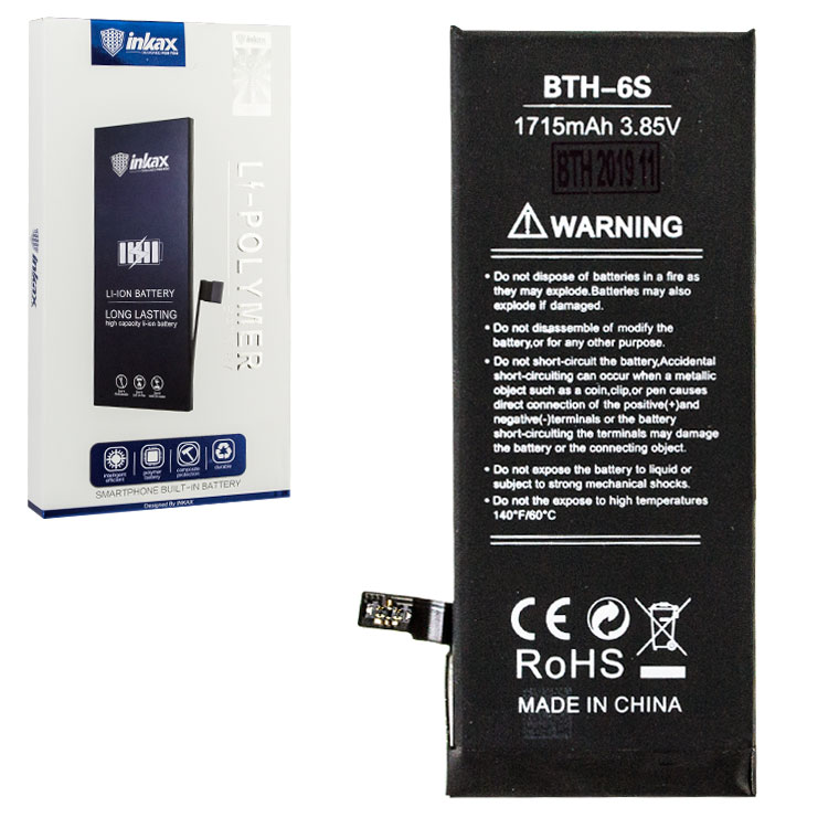 

Аккумулятор inkax Apple iPhone 6S 1715 mAh AAAA