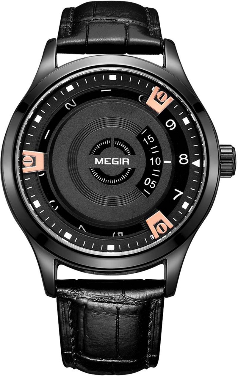 

Мужские часы Megir Black MG1067 (ML1067G-BK-1N0)