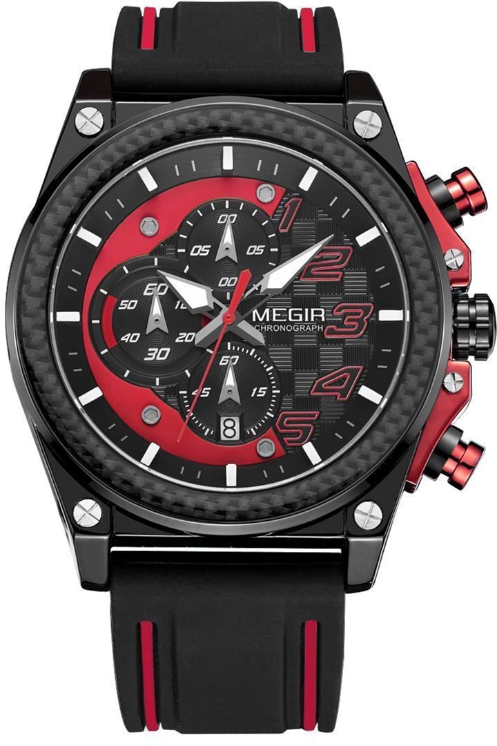 

Мужские часы Megir Black Red Black MG2051 (MN2051G-BK-1N8)