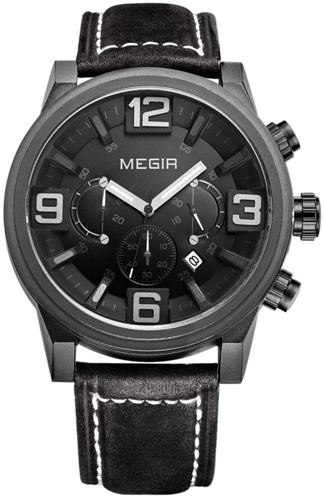 

Мужские часы Megir Black MG3010 (ML3010G-BK-1)