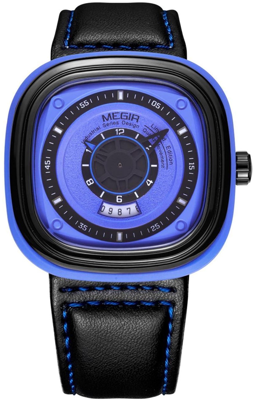 

Мужские часы Megir Blue Black MG2027 (ML2027G-BKEB-2)
