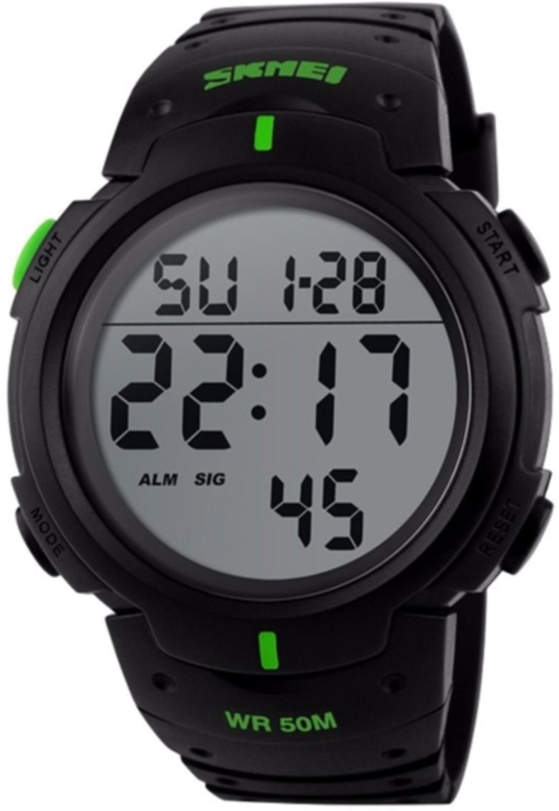 

Мужские часы Skmei 1068 BK-Green BOX