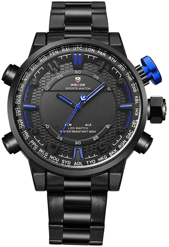

Мужские часы Weide Blue WH6402B-4C SS (WH6402B-4C)