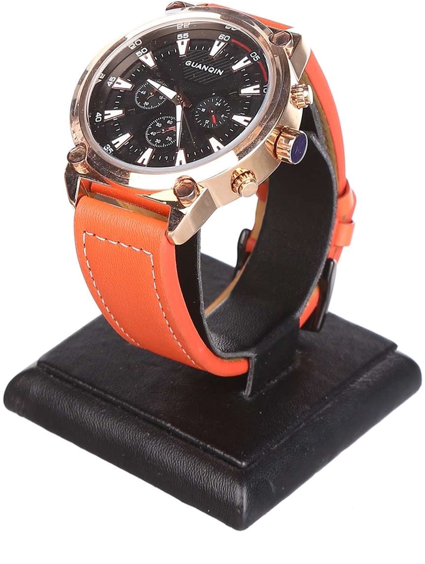 

Мужские часы Guanqin Gold-Black-Orange GS19080 CL
