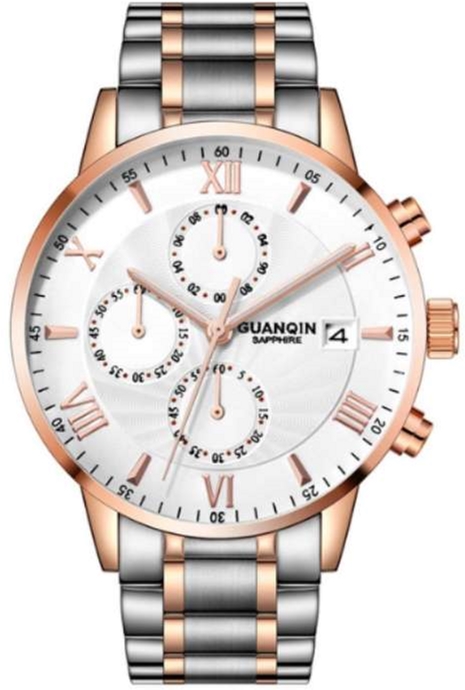 

Мужские часы Guanqin Gold-White-SilverGold GS19094 CS