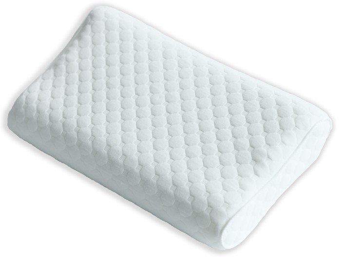 

Детская ортопедическая подушка 40х25,5х8см с эффектом памяти белая J2501, профилактика развития остеохондроза