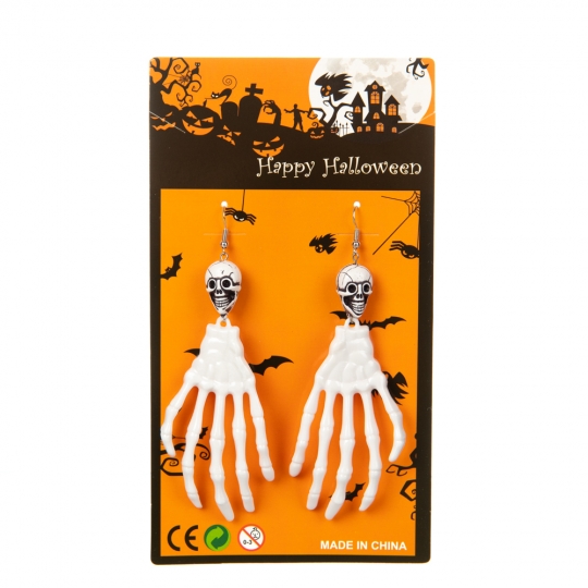 

Серьги на Halloween (8811-006) белые Elso