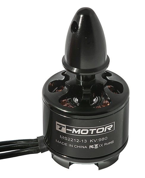 

Мотор T-Motor MS2212-13 KV980 2-3S 160W для мультикоптеров (TM-MS2212-980)