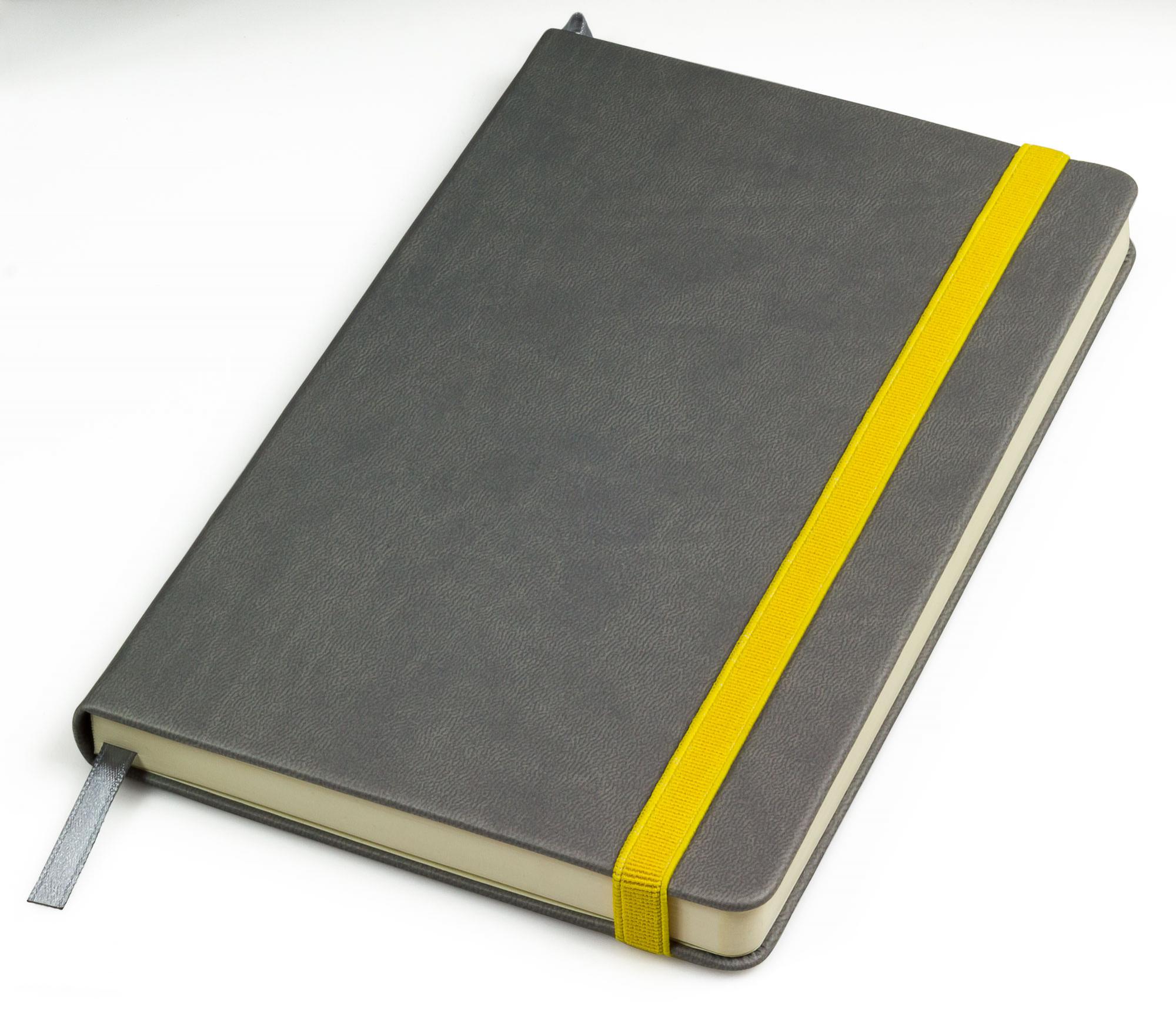 

Записная книга Thinkme Fancy 13 × 21 см 256 страниц в линию Серая с желтой резинкой (TM21200/30/03) (2110000000011)