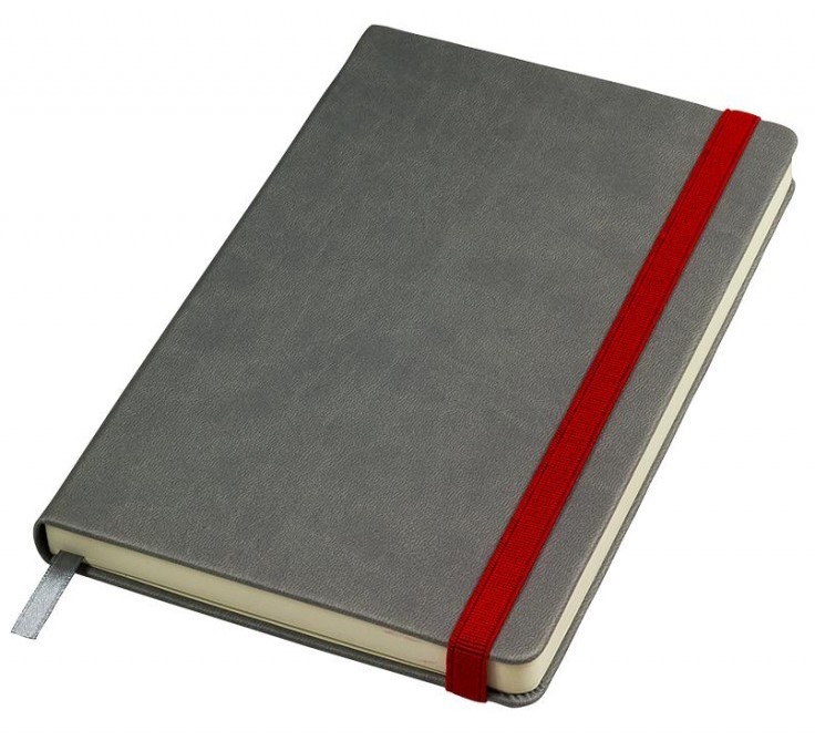 

Записная книга Thinkme Fancy 13 × 21 см 256 страниц в линию Серая с красной резинкой (TM21200/30/08) (2110000000028)