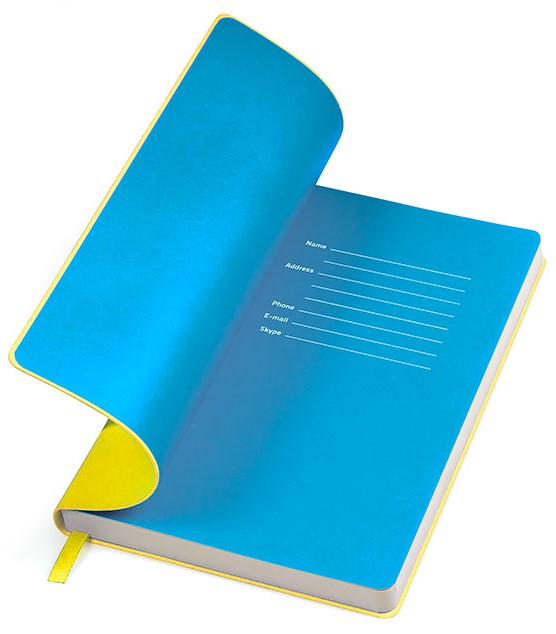 

Записная книга Thinkme Funky 13 × 21 см 256 страниц в линию Желтая/Голубая (TM21209/03/22) (3660734037603)