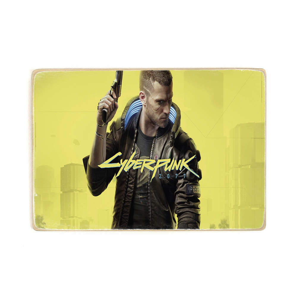 

Деревянный постер Видеоигры Cyberpunk 2077 А2