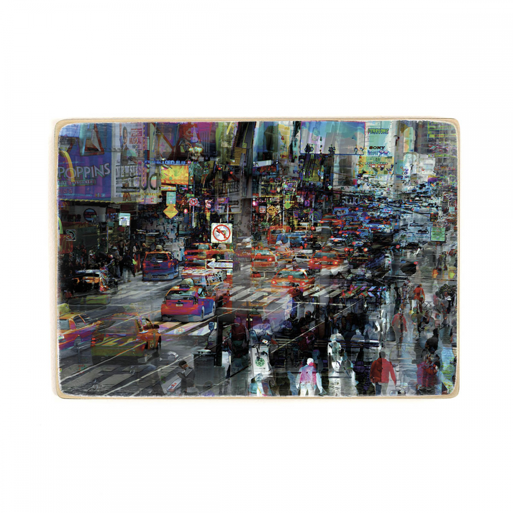 

Деревянный постер Искусство Traffic Congestion А2