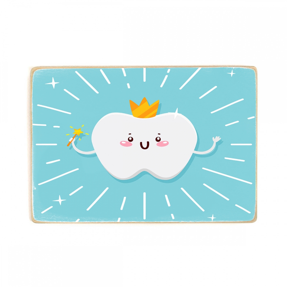 

Деревянный постер Стоматология Tooth Fairy А2