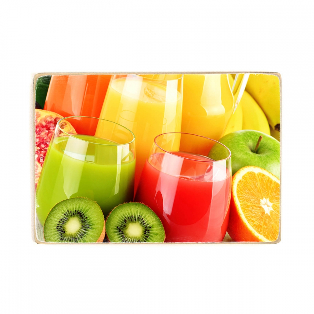 

Деревянный постер Для кухни Juice And Fruit А1