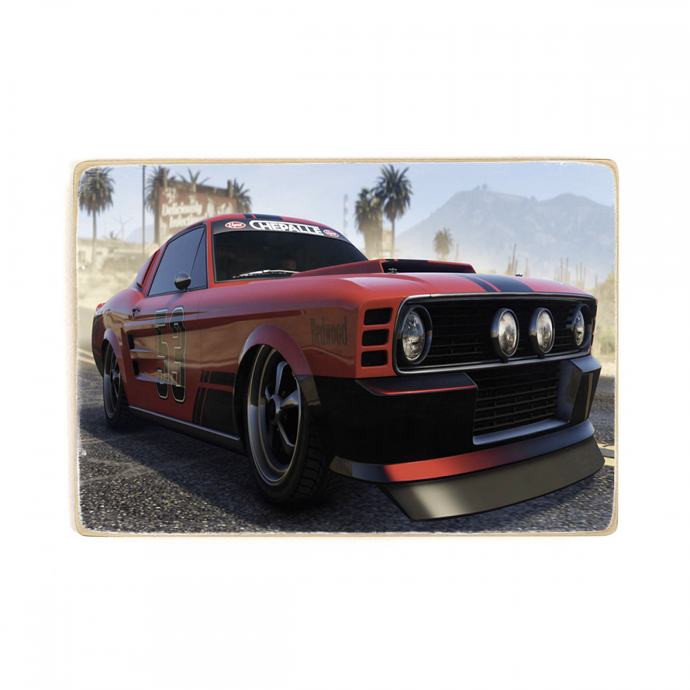 

Деревянный постер Видеоигры GTA Redwood А2