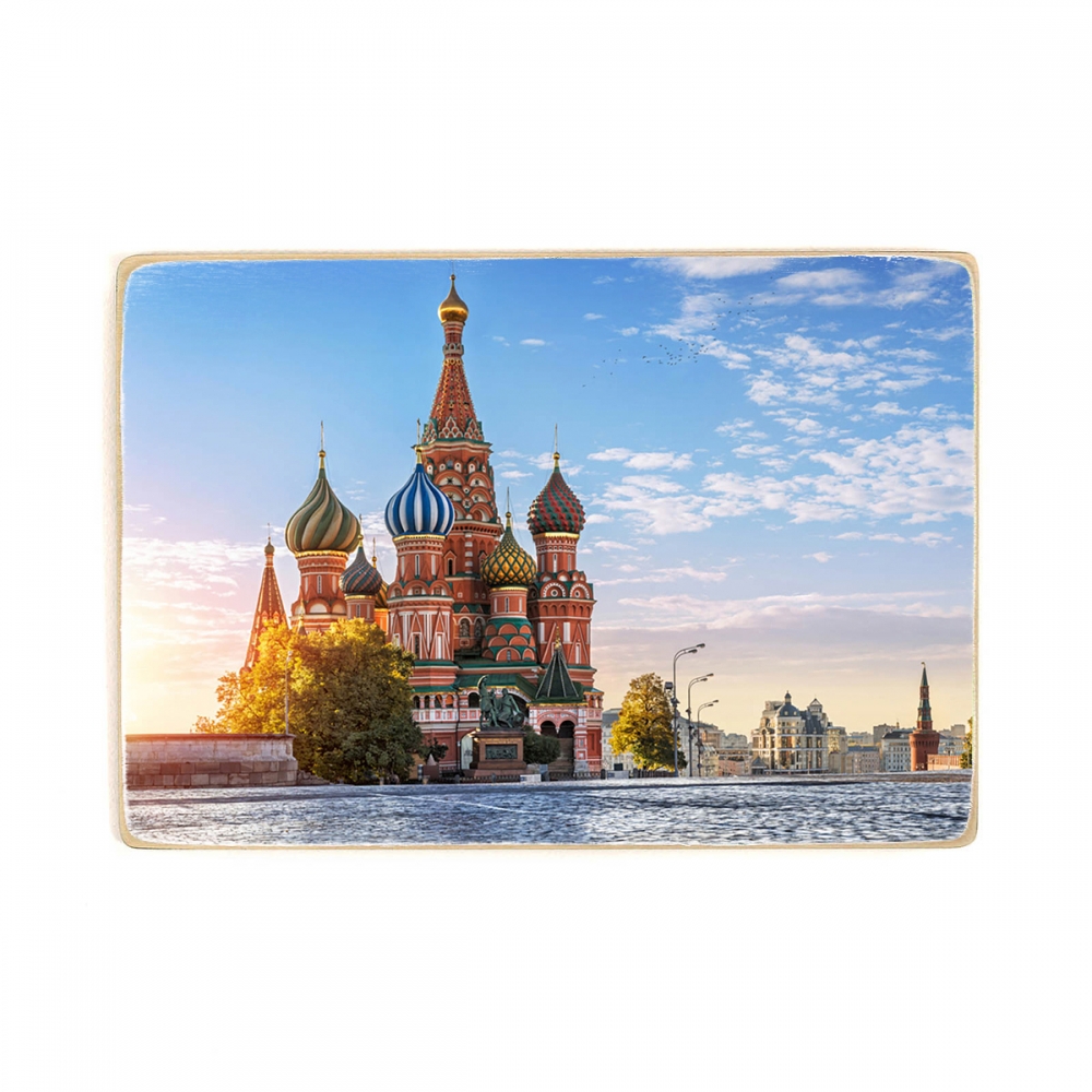 

Деревянный постер Архитектура St. Basil's Cathedral А2