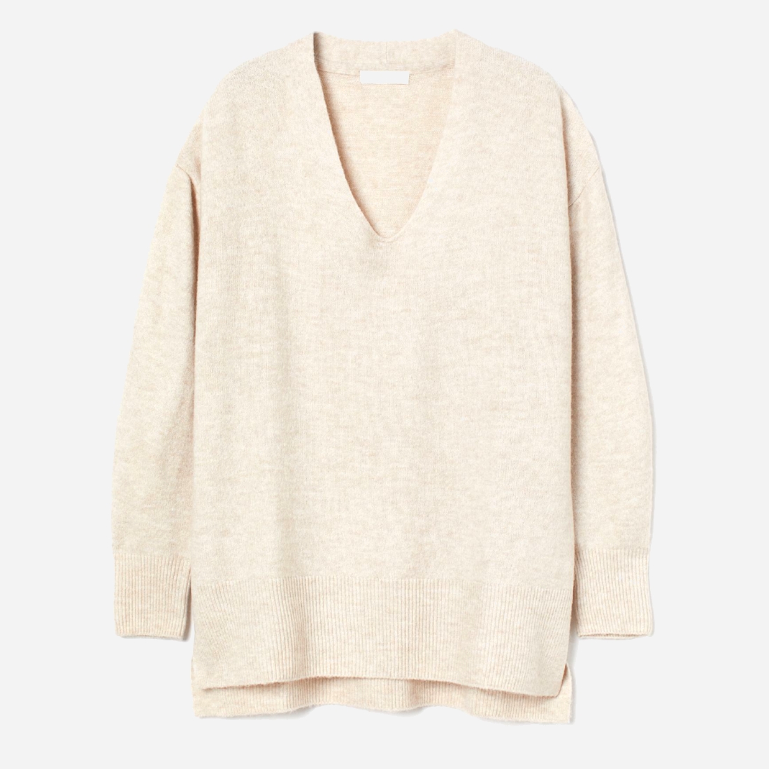 

Пуловер H&M 0936128001 M (170/96А) Светло-бежевый меланж