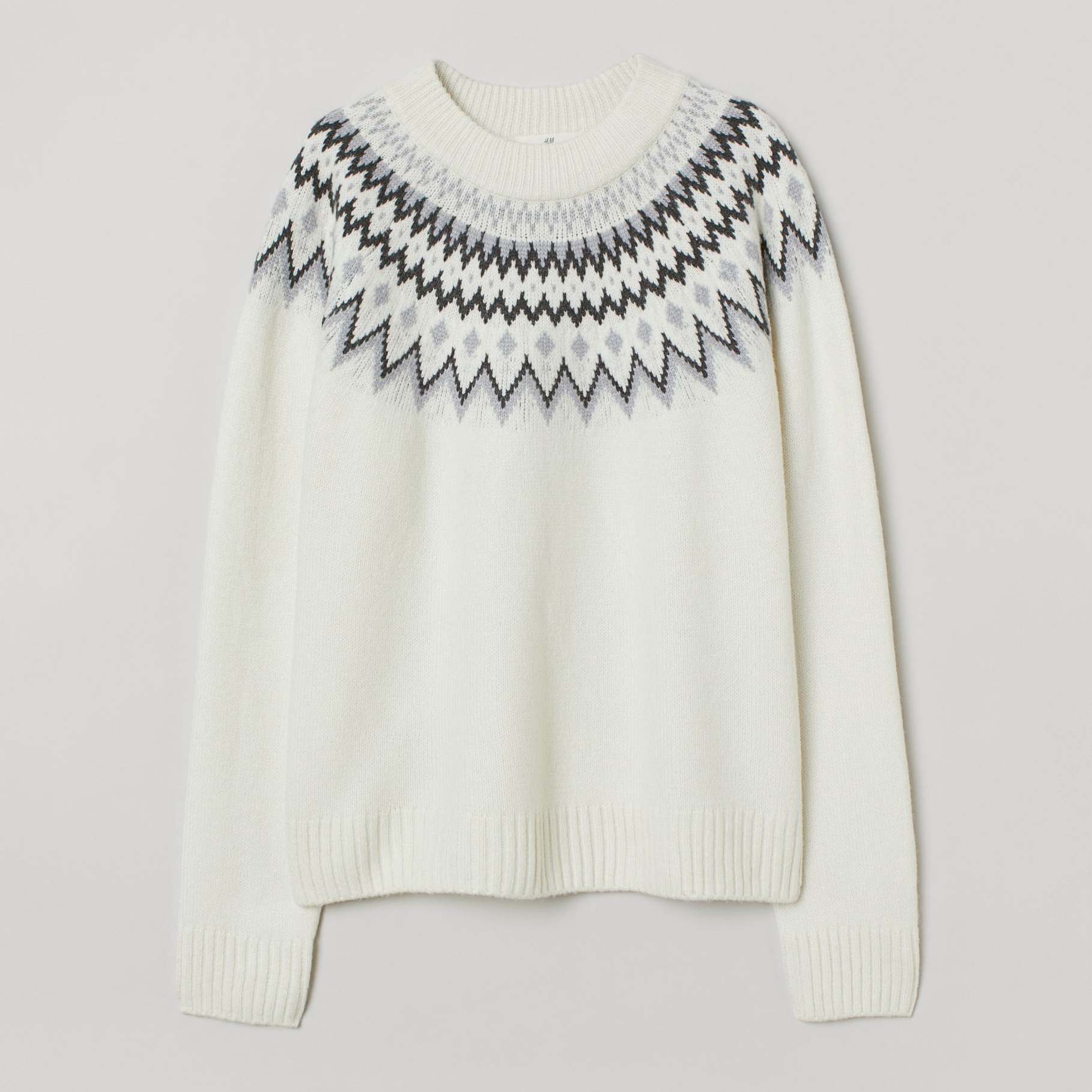 

Джемпер H&M 0874823005 M (170/96А) Белый