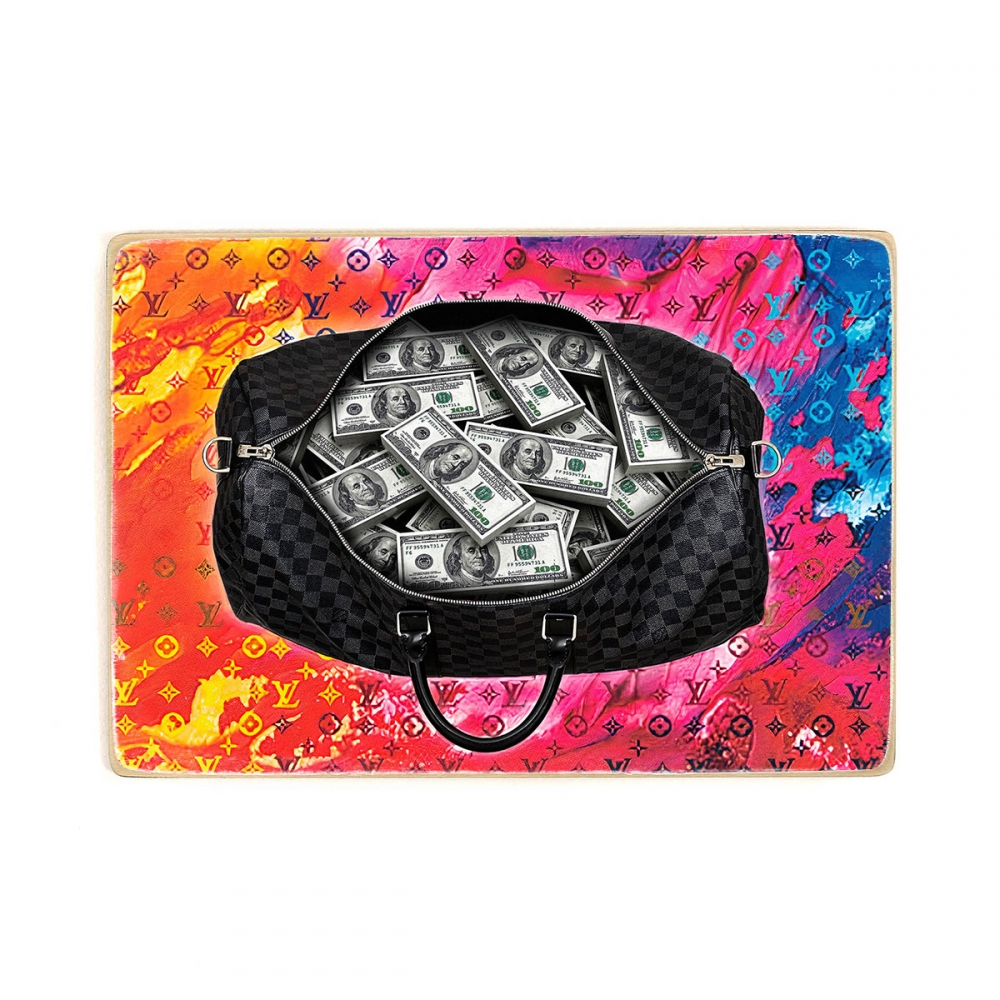 

Деревянный постер Деньги Bag with money А2