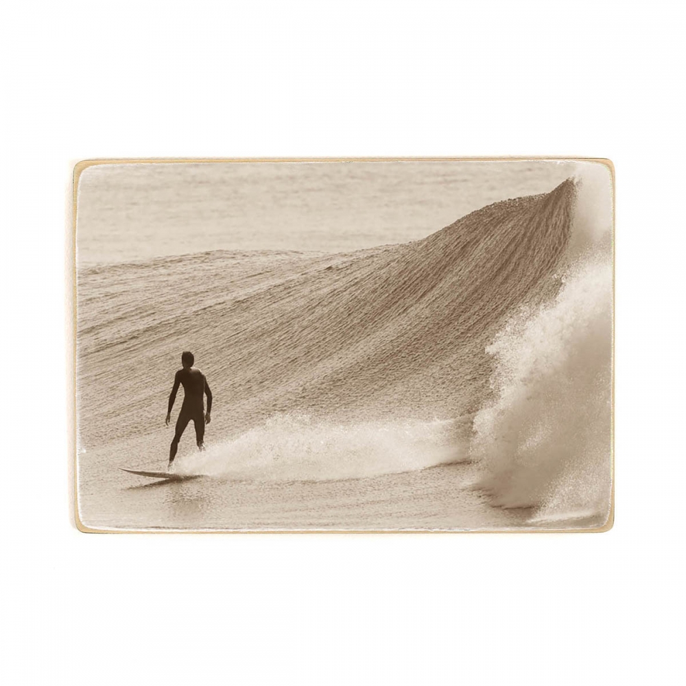 

Деревянный постер Винтаж Surfer On The Ocean Wave In Vintage Style А2