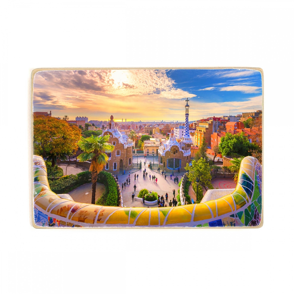

Деревянный постер Архитектура Barcelona View А1