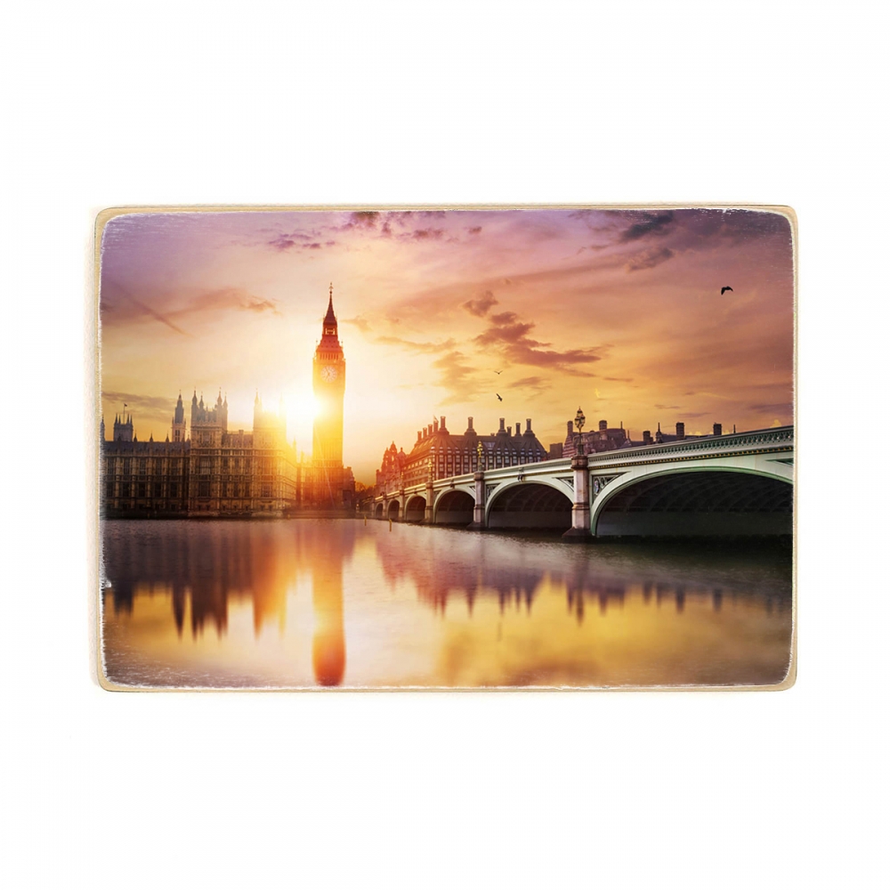 

Деревянный постер Архитектура Big Ben Westminster А2