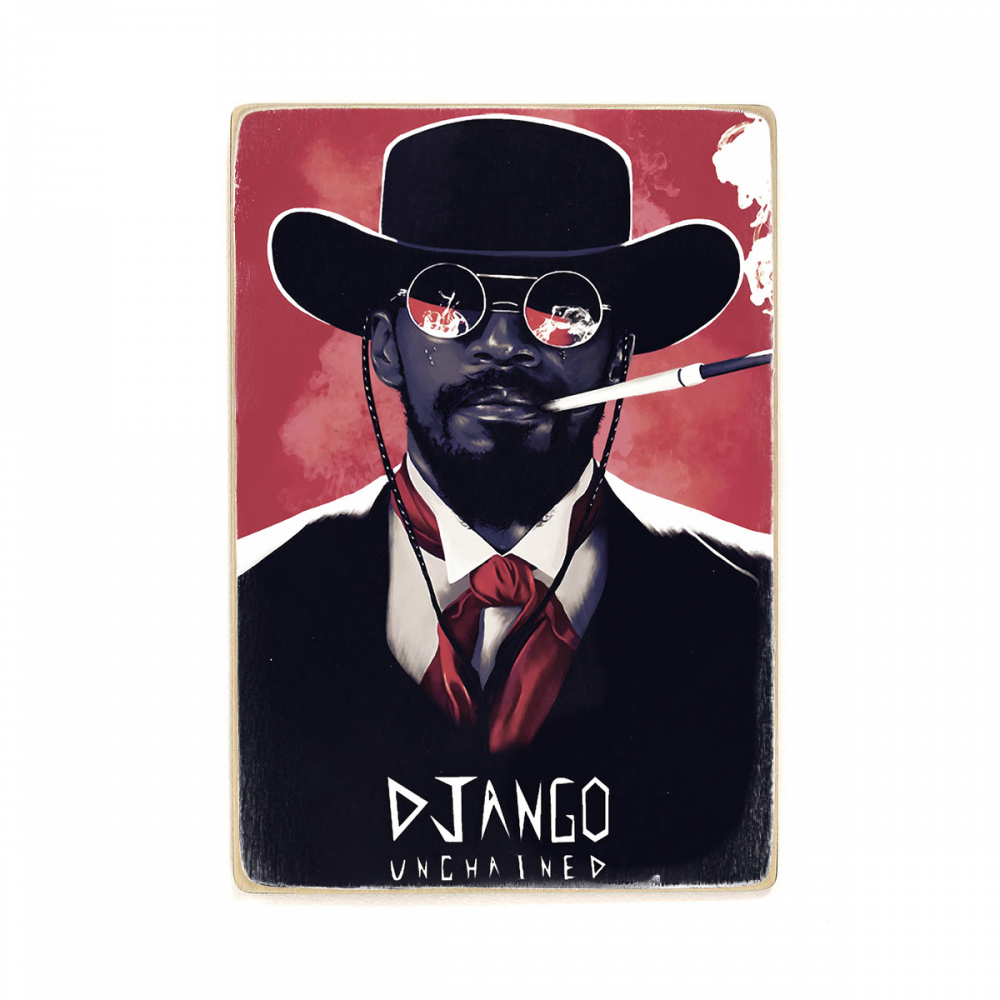 

Деревянный постер Фильмы и сериалы Django А2