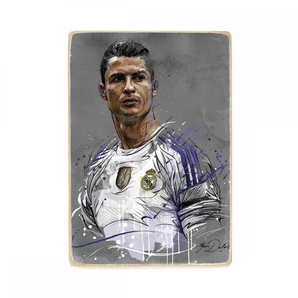 

Деревянный постер Спорт Cristiano Ronaldo А1