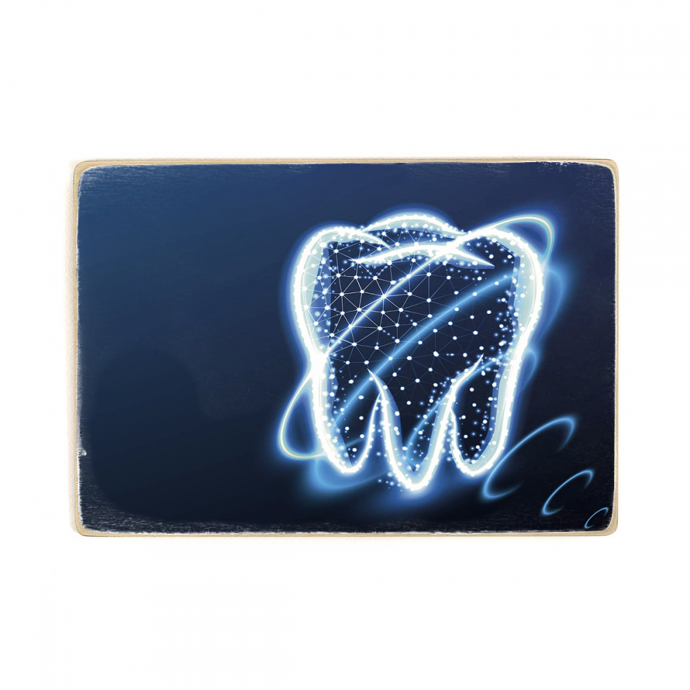

Деревянный постер Стоматология Tooth Enamel А2