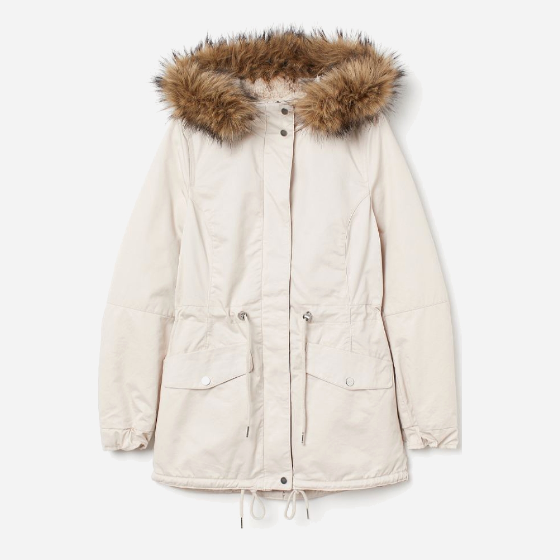 

Парка H&M 0721266006 46 (175/104А) Светлая пудрово-бежевая
