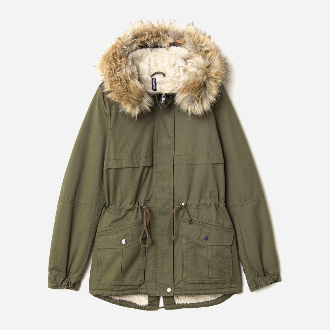 

Парка H&M 0650122002 38 (165/88А) Зеленая хаки