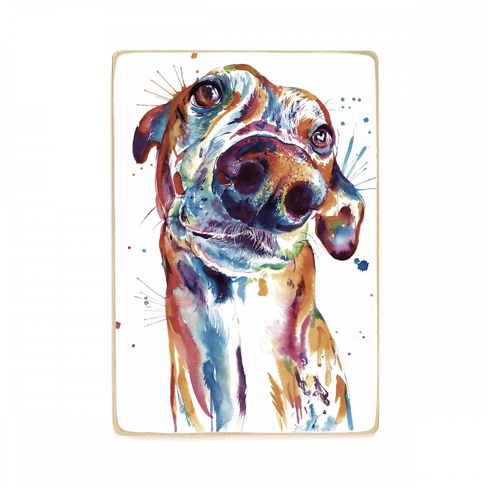 

Деревянный постер Животные Watercolor Greyhound А1