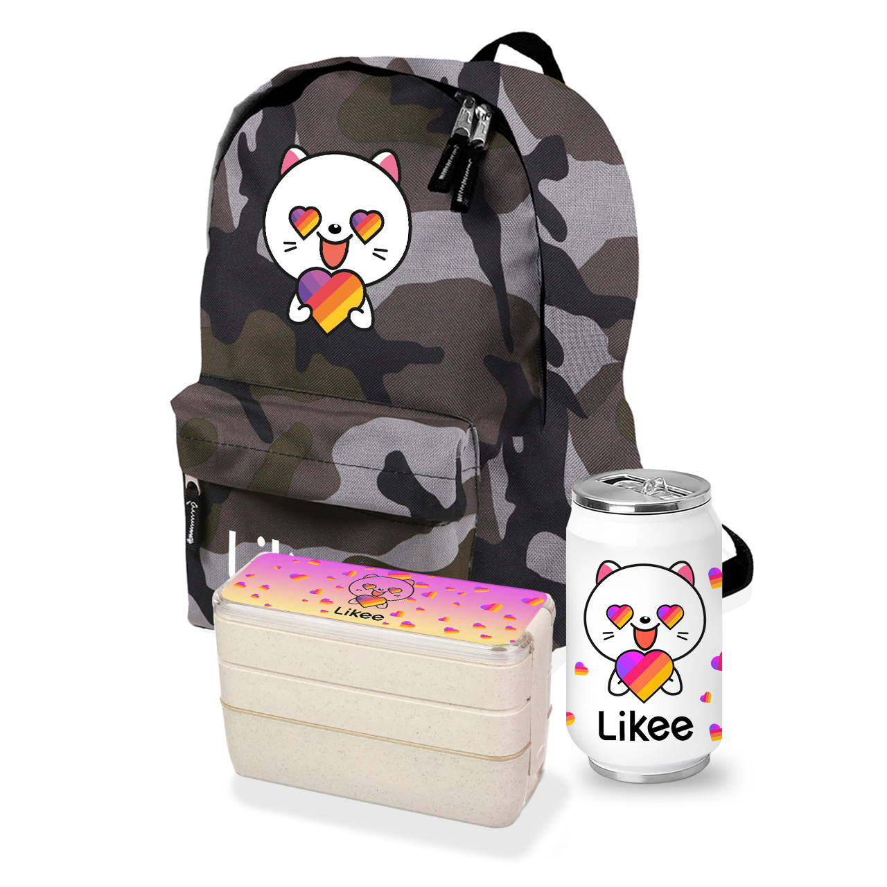 

Набор школьника Лайк Кот (Likee Cat) (35508-1036-10) Камуфляж