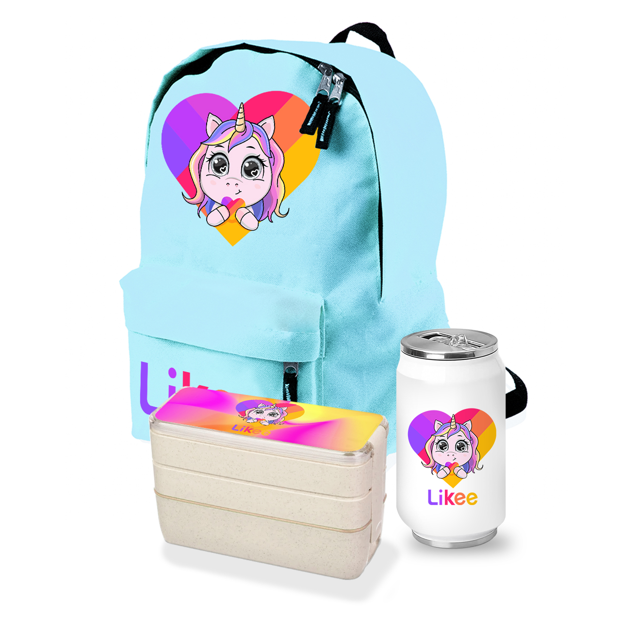 

Набор школьника Лайк Единорог (Likee Unicorn) (35508-1593-3) Голубой