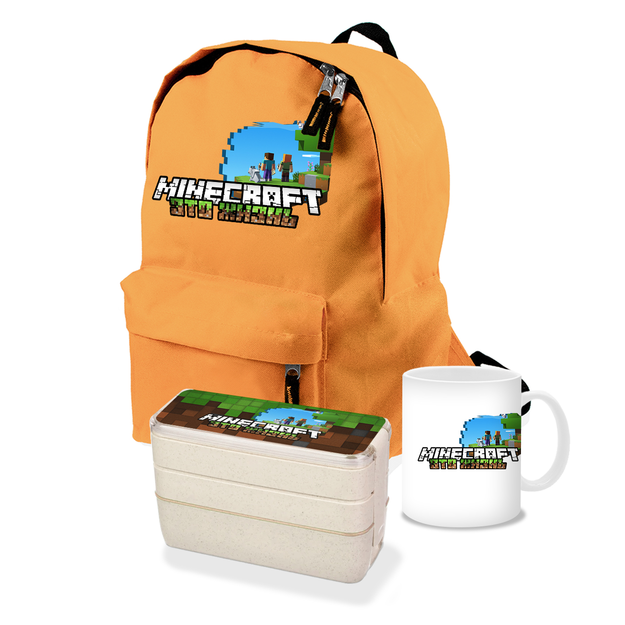 

Набор школьника Майнкрафт (Minecraft) (35507-1170-1) Оранжевый