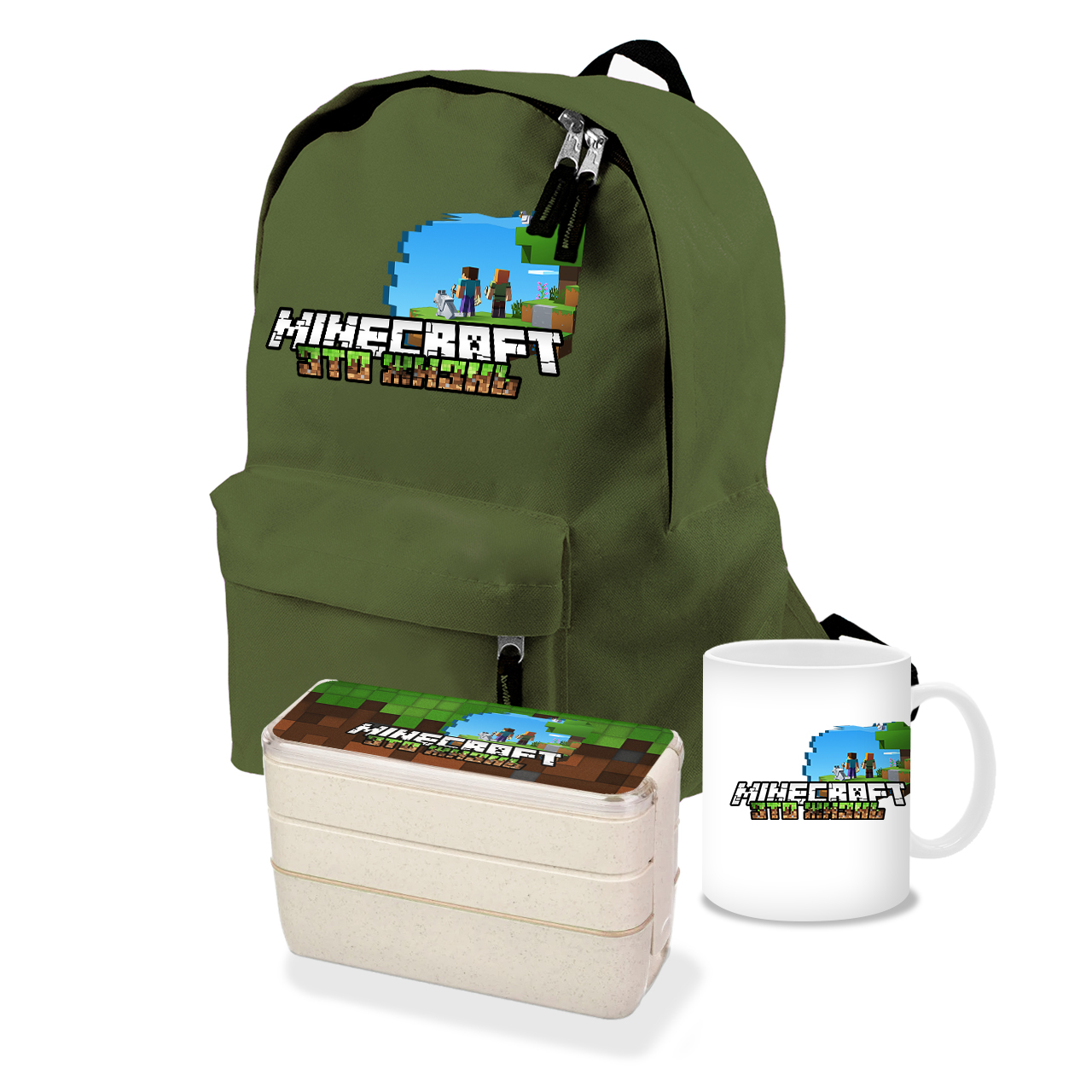 

Набор школьника Майнкрафт (Minecraft) (35507-1170-11) Хаки