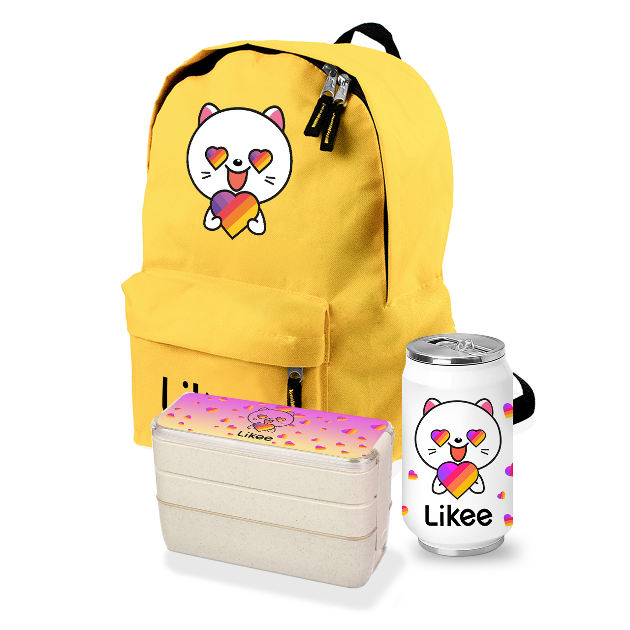 

Набор школьника Лайк Кот (Likee Cat) (35508-1036-2) Желтый