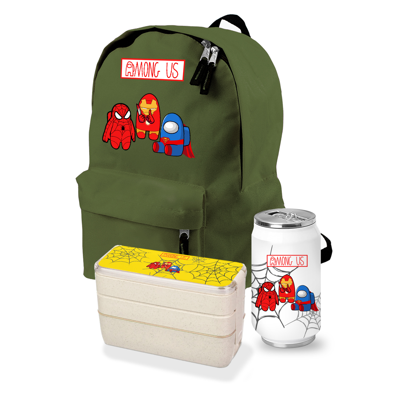 

Набор школьника Амонг Ас (Among Us) (35508-2431-11) Хаки