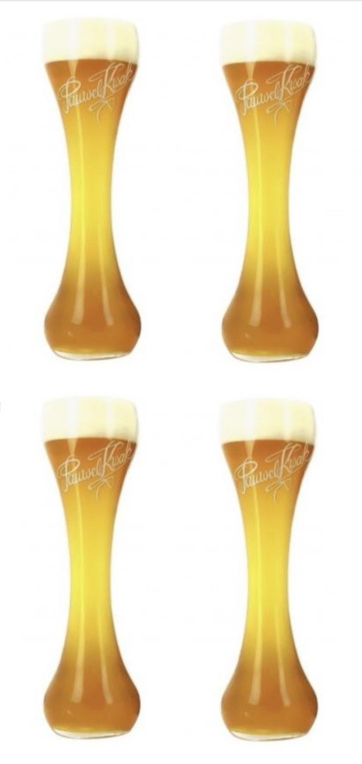

Бокал коллекционный для пива Pauwel Kwak 330ml (Паувел Квак) Бельгия 4 шт